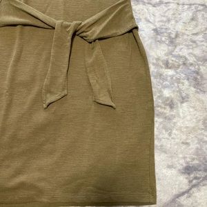 Brown Dynamite Fitted Dress